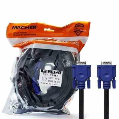 کابل مانیتور VGA MACHER 3 9 MR259 10M