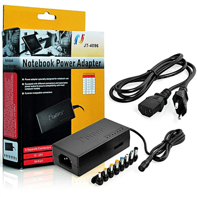 آداپتور لب تاپ همه کاره با انواع سوکت 12V - 24V - 96W