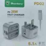 شارژر اپل PD02 - 25W - FASR -SMARTBARRY