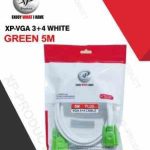 کابل مانیتور سفید سوکت سبز VGA 5 M XP-3 4
