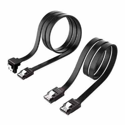 کابل دیتا ساتا قفل دار مشکی اوریجنال 6G