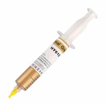 خمیر سیلیکون سرنگی طلایی - HY610