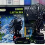 پنکه شارژری GD-S90 قابل حمل تک باطری67W با شارژر