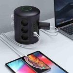 چند راهی و محافظ برق power hub xl AUKEY مدل PA-S14