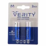 باطری قلمی سوپرآلکالاین کارتی 2تایی VERITY