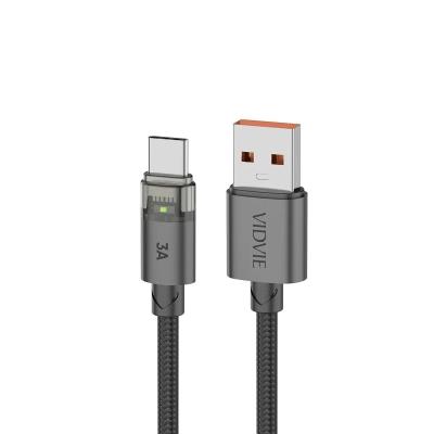 کابل شارژ فست USB TO TYP C برند VIDVIE مدل 4038