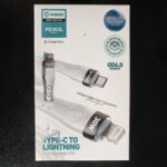 کابل تایپ سی به آیفون X-HANS 60W PD303L