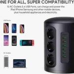 چند راهی و محافظ برق power hub xl AUKEY مدل PA-S14