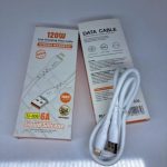 کابل شارژ آیفون مدل SJ806 120W FAST 6A