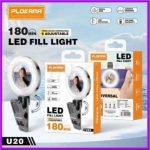 نگهدارنده گوشی رینگ لایت دار برند PLOKAMA مدل U20PRO
