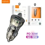 شارژر فندکی برند VIDVIE مدل CC531 توان 33W max