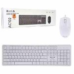 کیبورد و موس سیم دار AULA - AC102 - WHITE